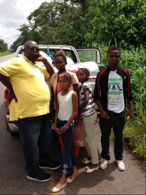 Sierra Leona. Ebola. Traslado de los huérfanos de St. Mary 