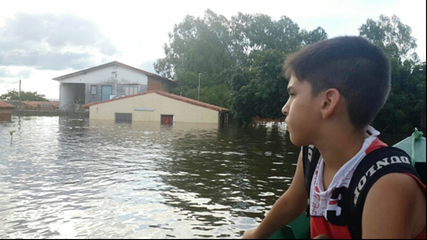 Emergencia por inundaciones en Paraguay. Foto:CAMSAT
