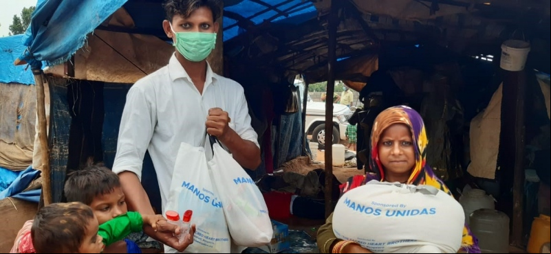 Proyectos de emergencia contra el coronavirus en India  (Foto ilustrativa: India | Manos Unidas)
