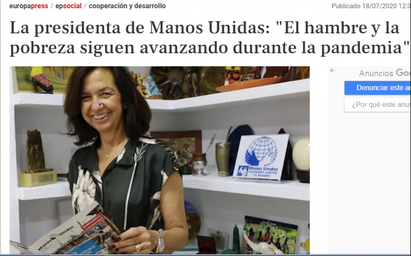 Captura pantalla Clara Pardo. Europapress