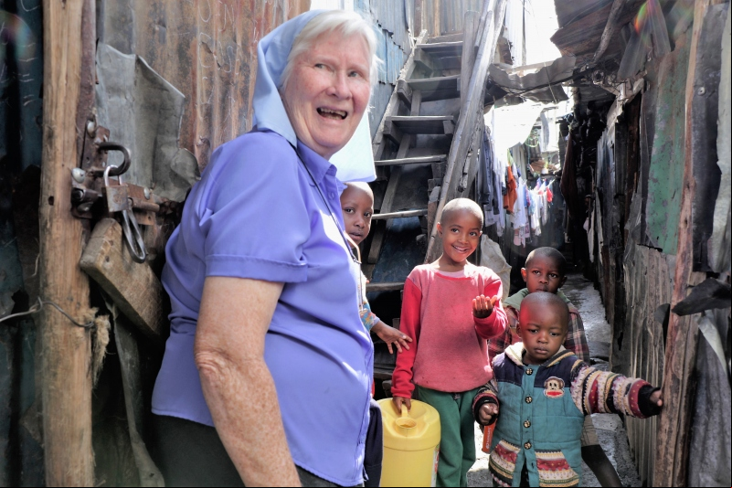 Sister Mary. Slum de Mukuru, Kenia. Foto: Manos Unidas/Marta Carreño