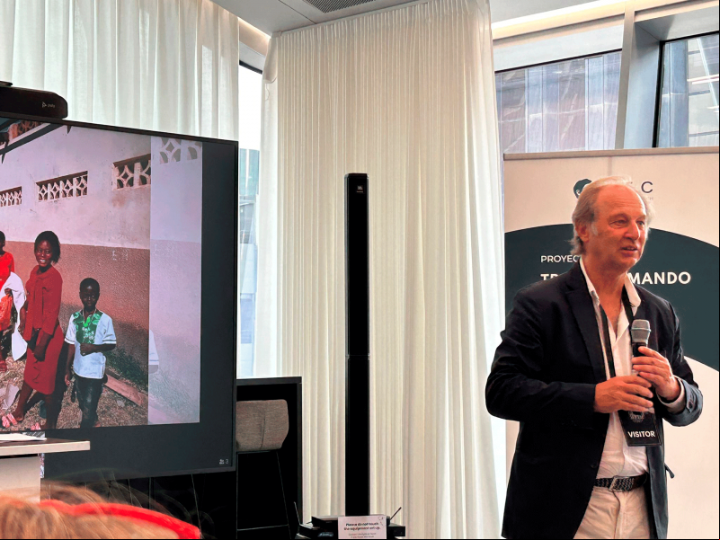 Intervención de XXX, del departamento de África en Manos Unidas. Fotografía: Manos Unidas.