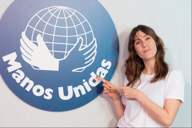 Helena Sotoca será la presentadora de '¡En qué mundo vivo!', el podcast de Manos Unidas.