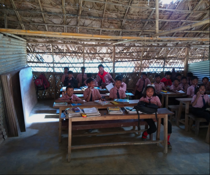 Escuela rural en Khanu (india). Foto: Manos Unidas ONG