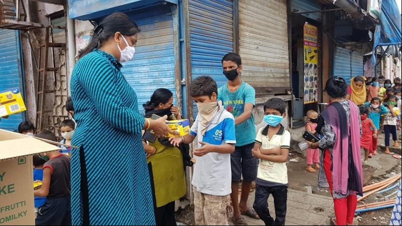 Coronavirus en India. Trabajo de Manos Unidas. Foto: Don Bosco/Manos Unidas