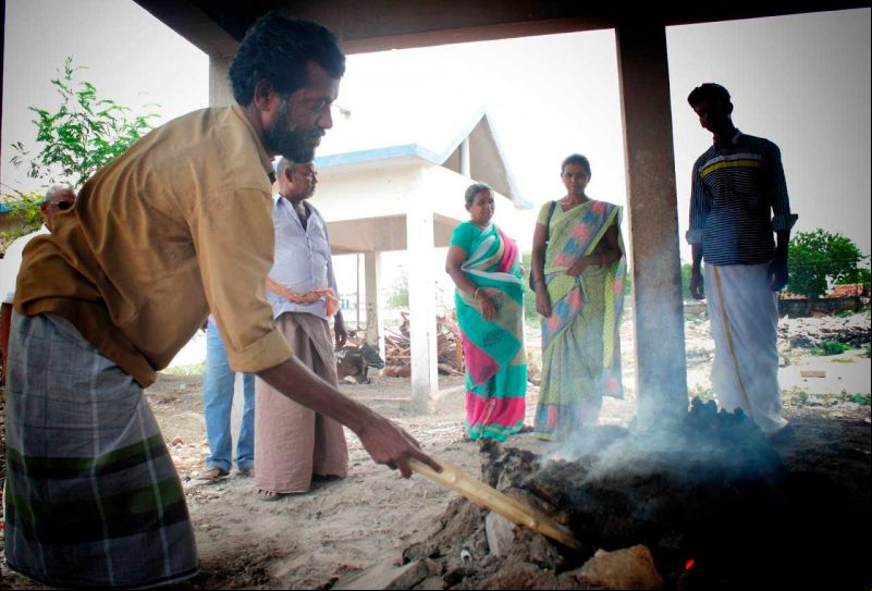 Crematorio en India - Foto Jesús Matsuki Manos Unidas