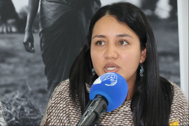 Mesa Redonda Violencia Mujer_Diana Marcela Torres_Foto: Manos Unidas 