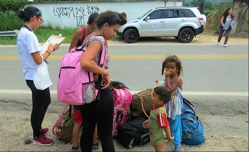 Migrantes venezolanos en Colombia 