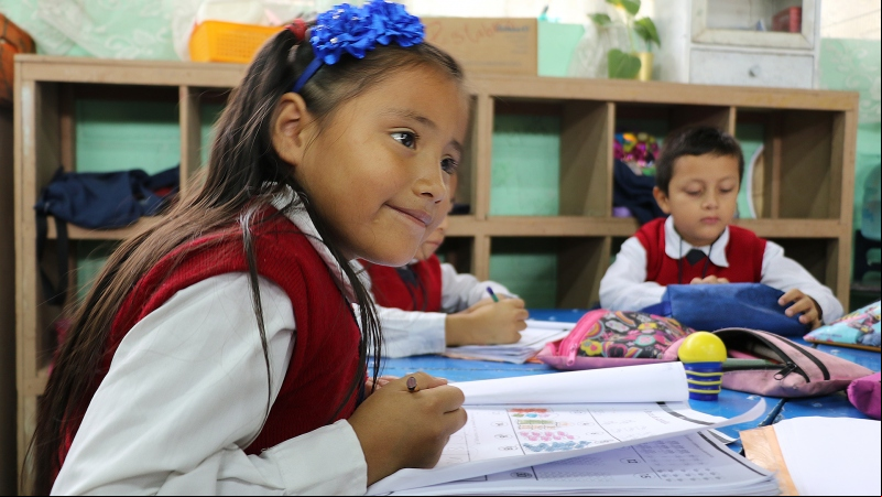 Proyecto educativo de Manos Unidas en Guatemala. Fotografía: Iciar de la Peña