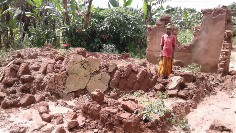 casa destruidas por las inundaciones en ruanda