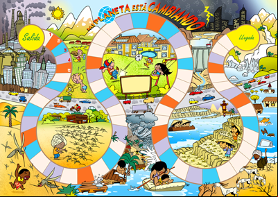 Juego online solidario "Mi planeta está cambiando" (Manos Unidas)