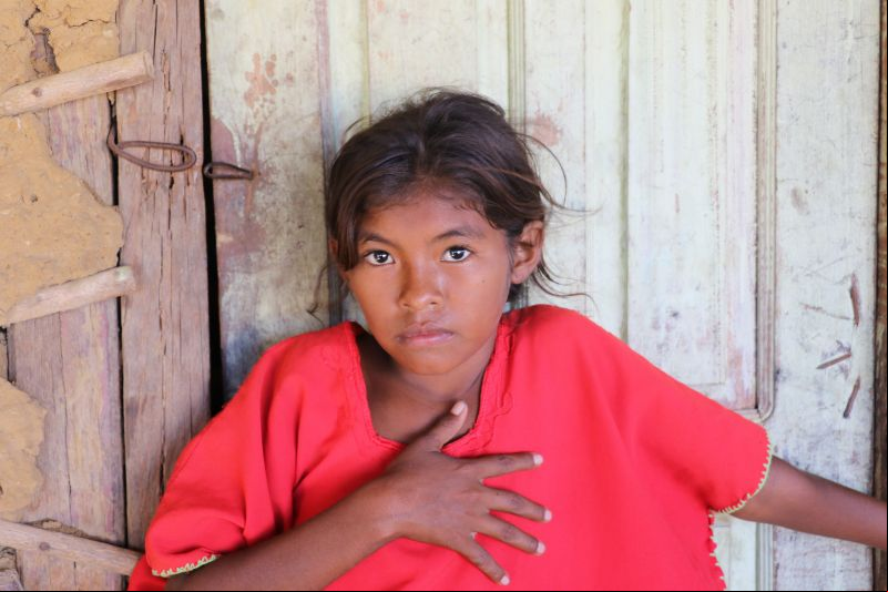 Niña wayuu. La Guajira. Colombia. Foto: Manos Unidas/María José Pérez