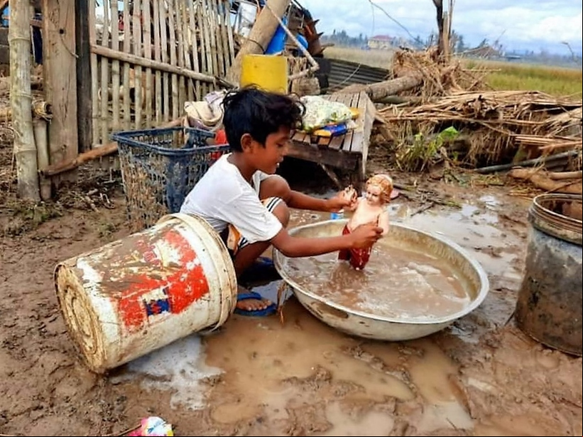 Daños ocasionados por el tifón Rolly en Filipinas. Foto: BCDI/Manos Unidas