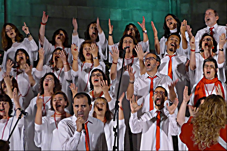 Concierto benéfico del Cor Carlit Gospel en Santa Maria del Pi
