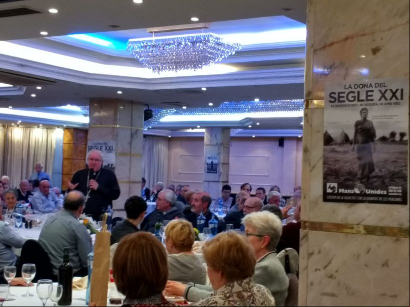 Discurso del obispo en la comida solidaria