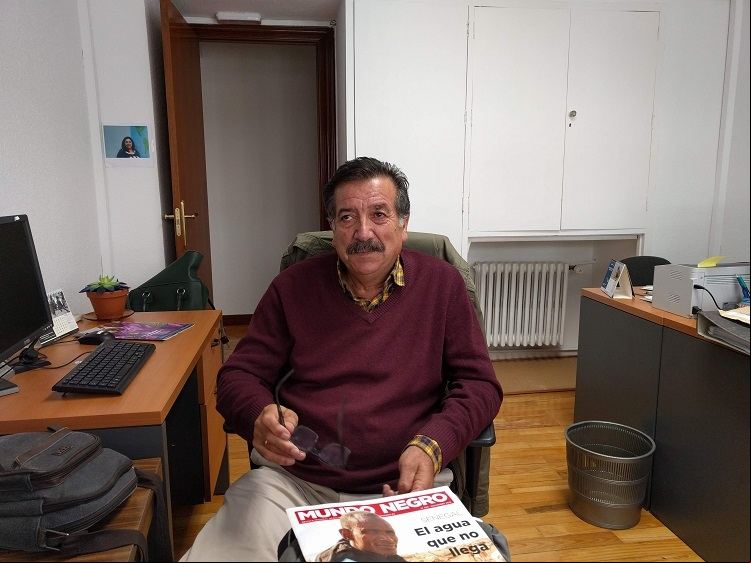 Fernando, voluntario de Manos Unidas en Colmenarejo (Madrid)