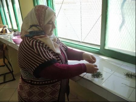 Kawtar Bwidan en la Asociación SAFAE