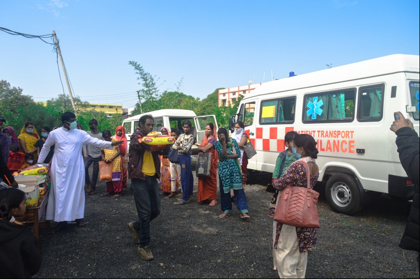 Asistencia Humanitaria Covid India. Foto: Manos Unidas