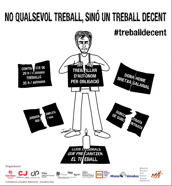 Dentro de la Campaña "No cualquier trabajo, sino un trabajo decente"