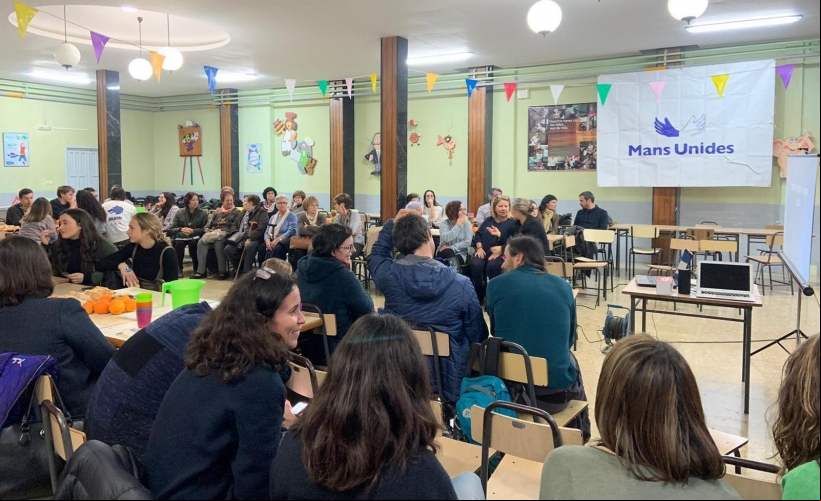Cena del Hambre en  Manos Unidas Valencia celebrada en la localidad de Alacuás.