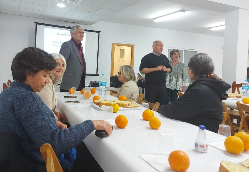 Cena del Hambre en la comarcal de Manos Unidas Valencia en Yátova. 