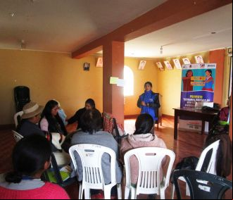 Cerrando brechas de género para la disminución de violencia contra mujeres en Perú. Foto: Manos Unidas