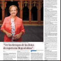 Entrevista en el Diario de Navarra a Mª Teresa Fortún, nueva delegada de Manos Unidas de Pamplona