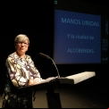 Nuestra delegada en el espectáculo de Papel y Pluma 2023 en Alcobendas a beneficio de Manos Unidas