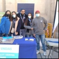 Voluntarios de Manos Unidas Valencia en Alcoi en la Fira de la Infancia. 