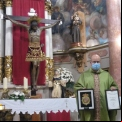 Celebración de la Eucaristía en la que ofrecieron el premio al Cristo de la Fe. 