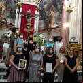 Celebración de la Eucaristía en la que ofrecieron el premio al Cristo de la Fe. 
