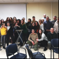 Cena del hambre en la delegación comarcal de Requena de Manos Unidas Valencia.