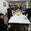 Cena del hambre en la delegación comarcal de Requena de Manos Unidas Valencia.