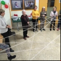 Uno de los talleres que realizaron los voluntarios