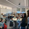 Alumnos del colegio Mare de Déu del Carme