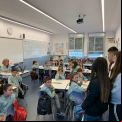Alumnos del colegio Mare de Déu del Carme