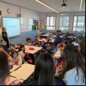 Alumnos del colegio Mare de Déu del Carme