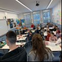 Alumnos del colegio Mare de Déu del Carme