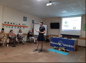 Trabajo con jóvenes desde 2015. Foto: Manos Unidas.