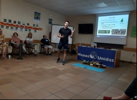 Trabajo con jóvenes desde 2015. Foto: Manos Unidas.