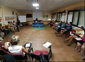 Trabajo con jóvenes desde 2015. Foto: Manos Unidas.