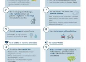 Decálogo Sostenible de los Jóvenes de Manos Unidas