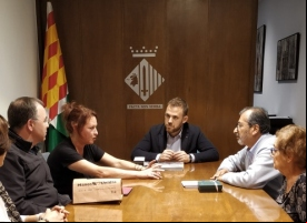 Visita al alcalde con el misionero de campaña, 2020