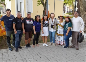 Manos Unidas ONG - Quico Taronjí en la Amazonía - Foto de grupo antes de emprender el regreso a São Paulo