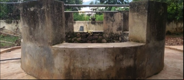Tanque con capacidad de 50 mil litros para dar agua a un internado femenino. Manos Unidas Valencia