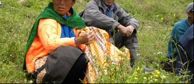 Campesinos de Kañaris, en Perú