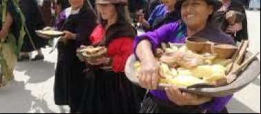 Mujeres indígenes Saraguro.