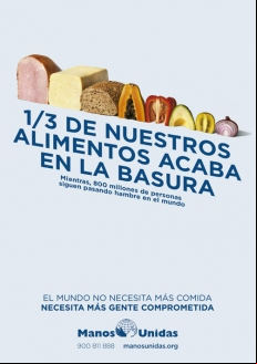 Cartel de la campaña 58 de Manos Unidas