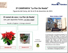 Campaña "La flor de Nadal" 2021