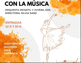 Cartel del concierto "En Danza con la Música" en el Auditorio Nacional